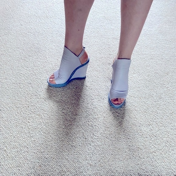 BALENCIAGA slip on wedge heels size 9 - Picture 8 of 9